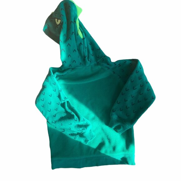 Carter's Dino/Lizard Hooded Sweatshirt 5 - Picture 3 of 4